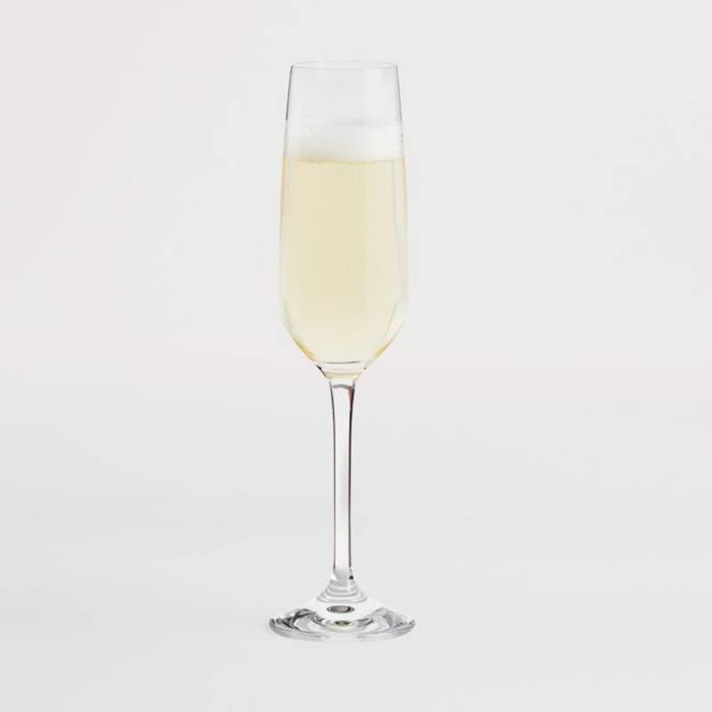 CRATE & BARREL - Copa de Champagne Nattie en Vidrio 207 ml