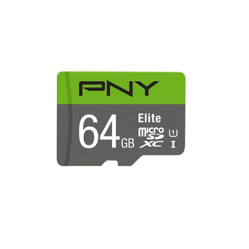 PNY - Memoria micro sd pny elite-x u3  64 gb clase 10