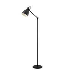 Eglo - Lámpara de Piso Priddy Negro 137 cm