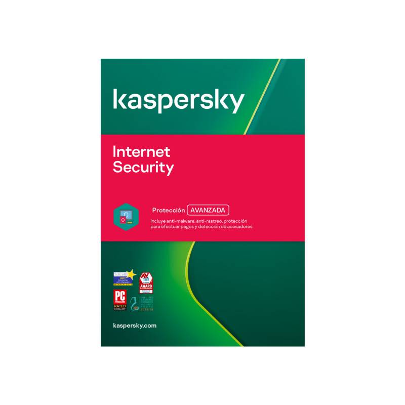 KASPERSKY - Antivirus Kaspersky Internet Security Multidispositivo 3 dispositivos 1 año 