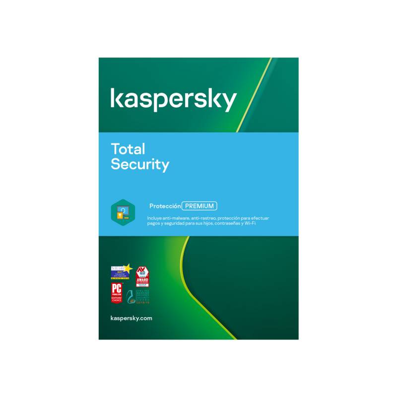 KASPERSKY - Antivirus Kaspersky Total Security Multidispositivo 1 dispositivo 1 año 