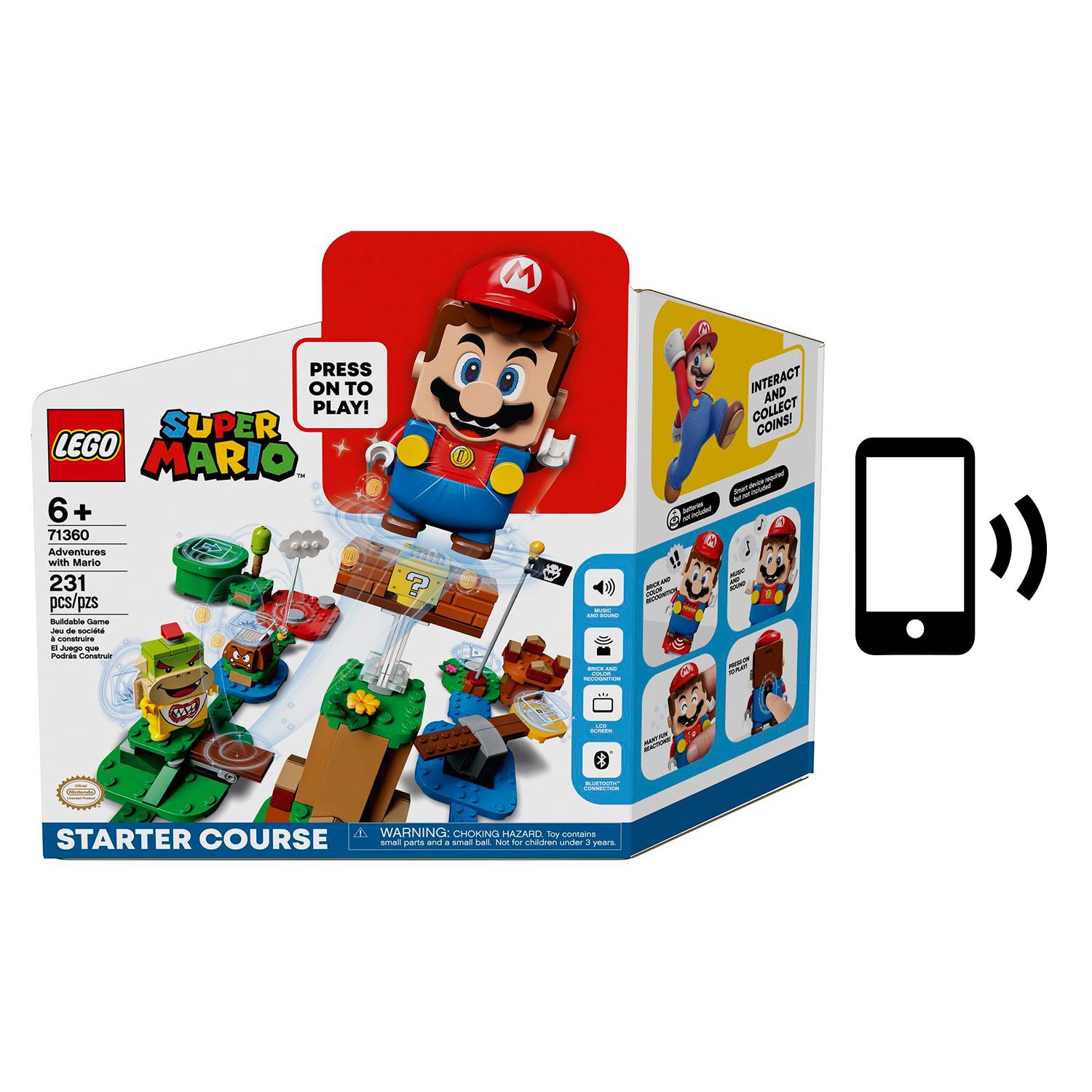 LEGO LEGO Super Mario Set Inicial + Figura Interactiva Mario 