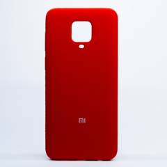 Carcasa Xiaomi Note9S Silicone Case Rojo