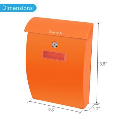 Buzón / Buzón De Bloqueo De Montaje En Pared Para Serenelife Slmab35