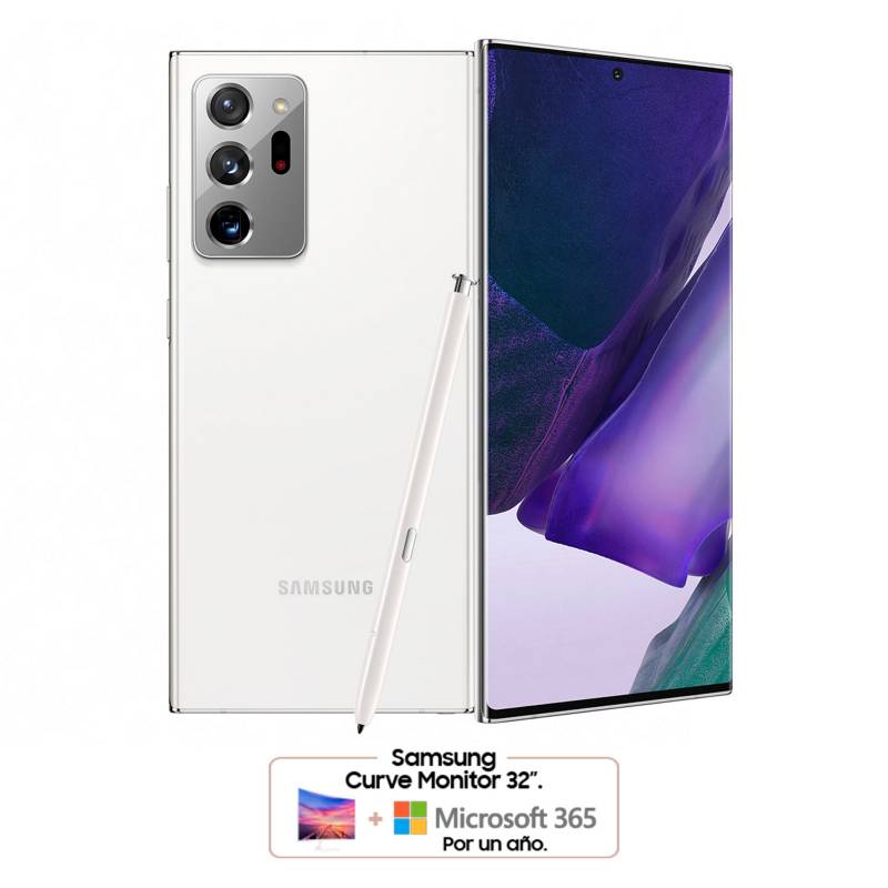 SAMSUNG - Celular Samsung Galaxy Note 20 Ultra + Monitor Curvo 32 pulgadas + Office 365