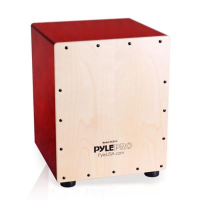 Caja De Percusión De Madera Pyle Pcjd15