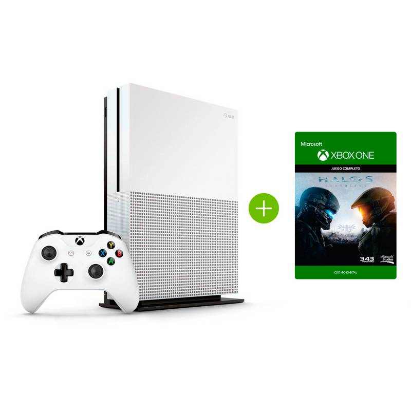 XBOX - Consola Xbox One S 1TB + Control + Juego Halo