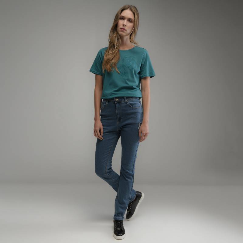 Pantalón Recto para Mujer Tiro medio Newboat