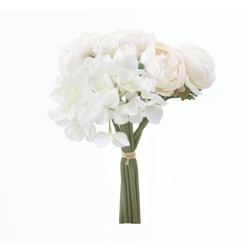 Mica - Bouquet Flor Blanca 23 cm 