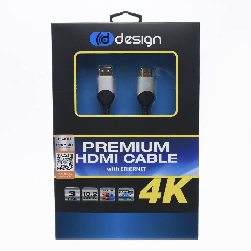 Ddesign - Cable HDMI Premium 4K