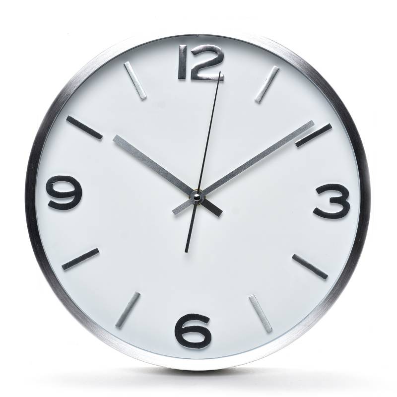 Mica - Reloj Aluminio 30 cm 