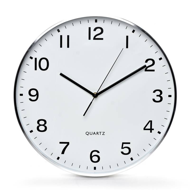 MICA - Reloj Alum 40 cm Plata