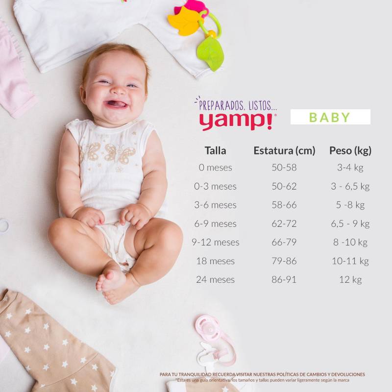 YAMP - Camiseta Bebé Niña Yamp
