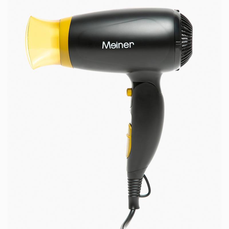 MEINER - Secador de cabello Meiner de viaje Tourne 1800W, secador de pelo plegable para viaje
