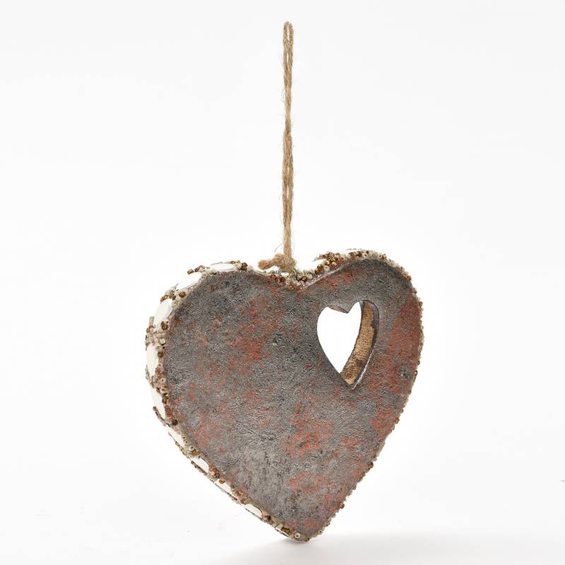 MICA - Adorno Heart Mad Sil 15 x 27 cm