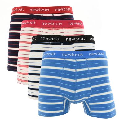 Boxers Newboat Pack De 4 Bx 4 Raya3 Ne