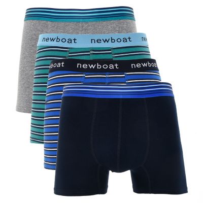 Boxers Newboat Pack De 4 Bx 4 Raya1 Ne