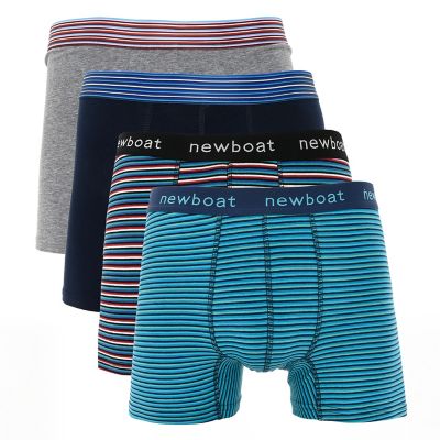 Boxers Newboat Pack De 4 Bx 4 Raya2 Ne