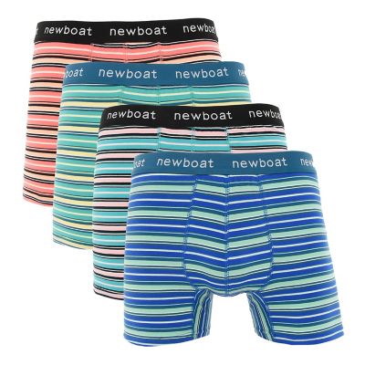 Boxers Newboat Pack De 4 Bx 4 Raya4 Ne