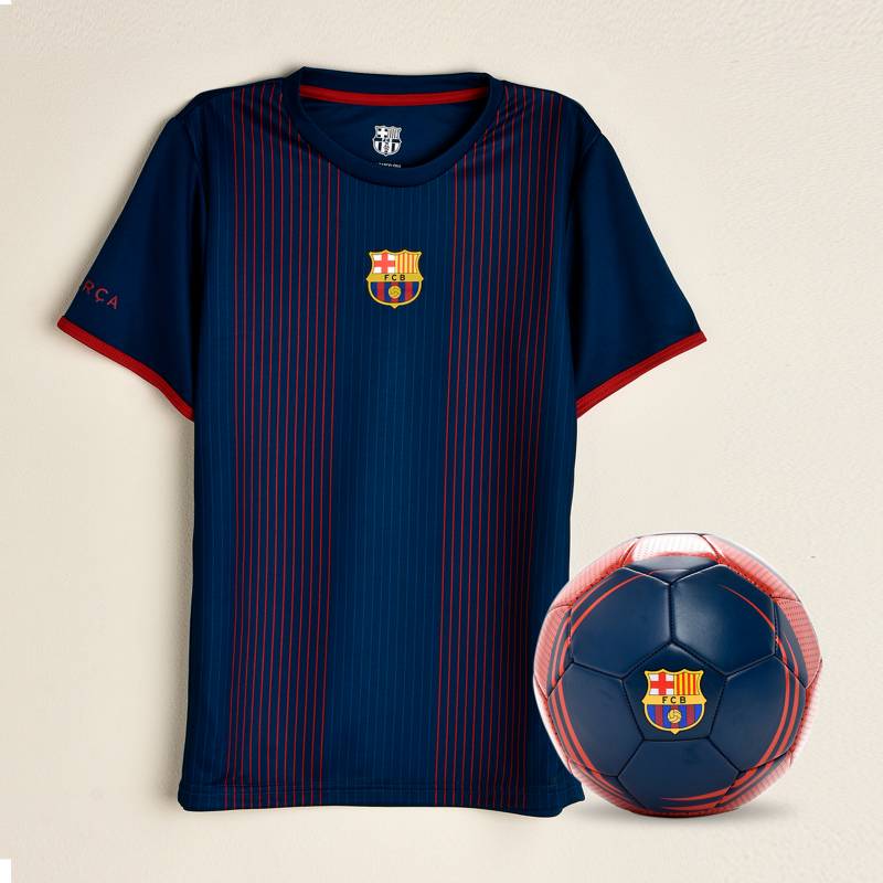 BARCELONA - Balón N°5 Barcelona + Camiseta Niño