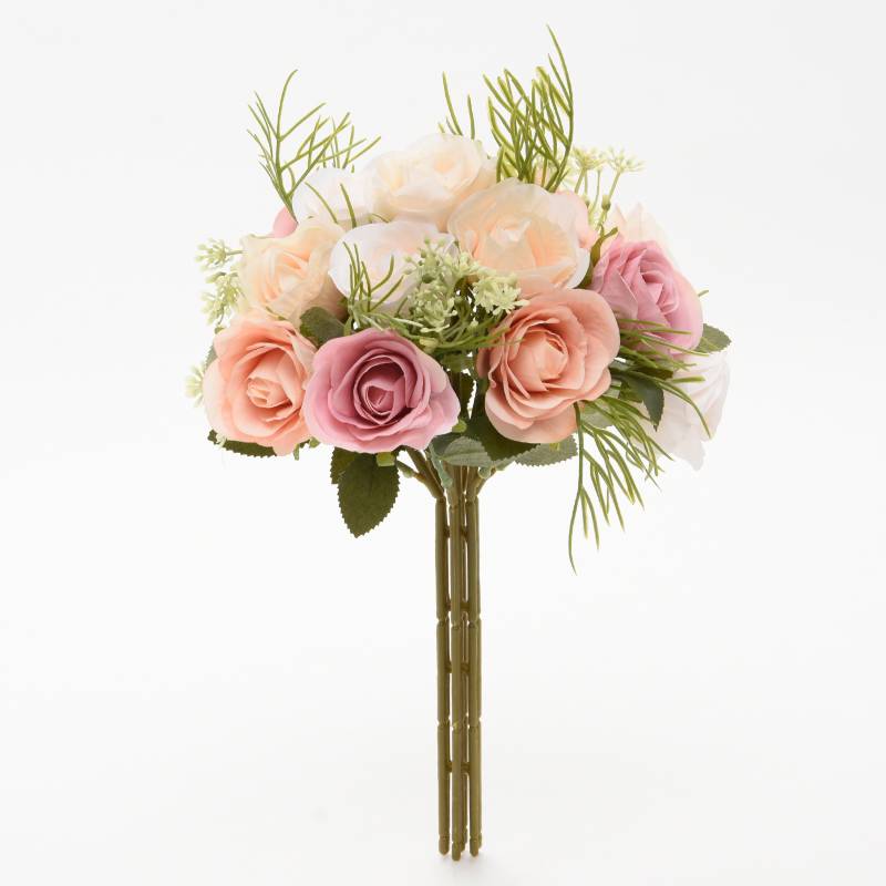 Mica - Flores Rosas Mix 28 cm