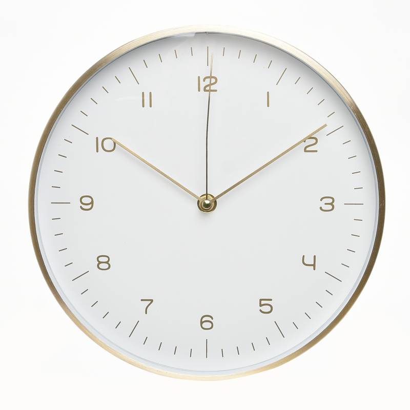 MICA - Reloj Dorado Negro 31 cm