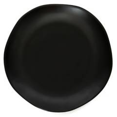 BASEMENT HOME - Plato de ensalada Porcelana Safari Black