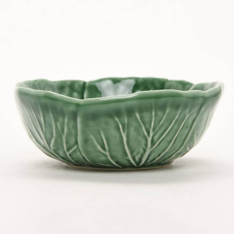 BORDALLO - Bowl Repollo 12 cm Verde Oscuro