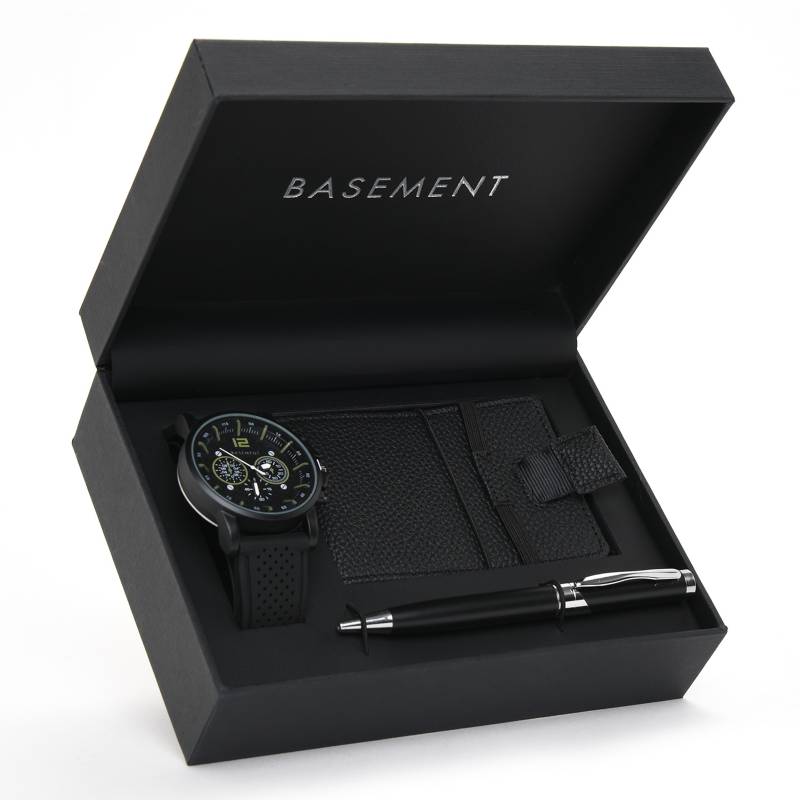 Basement - Set Reloj + Tarjetero + Lapicero Basement