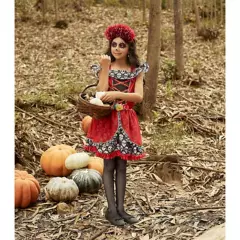 YAMP - Disfraz de Catrina Día de los Muertos para niña Yamp