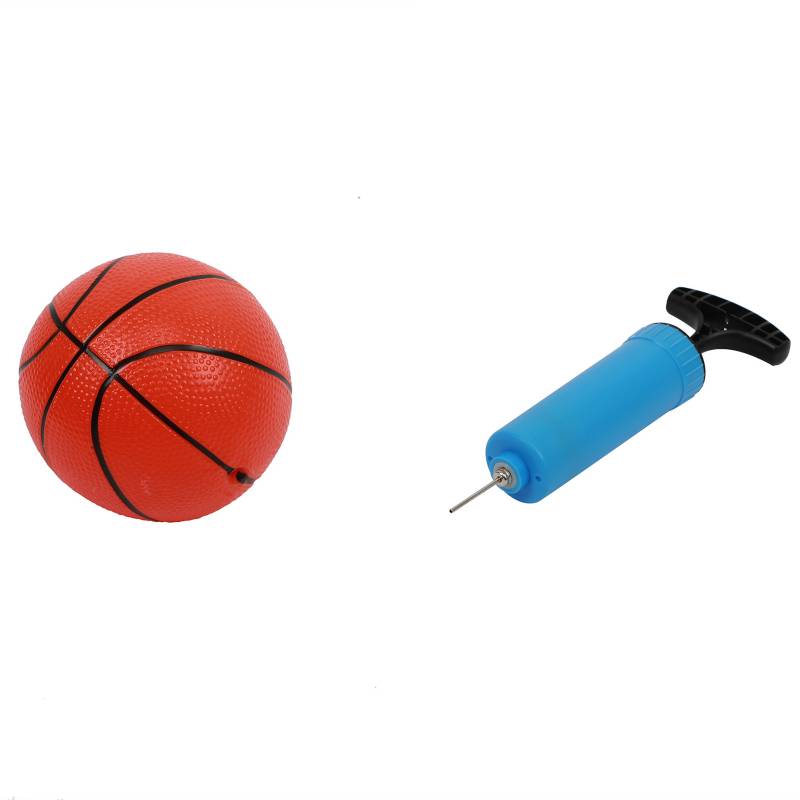 Magic Shot - Juego de mini canasta de baloncesto con pelota e inflador,  para niños (6 unidades)