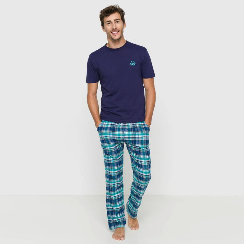BENETTON - Pijama para Hombre Corta de Algodón Benetton