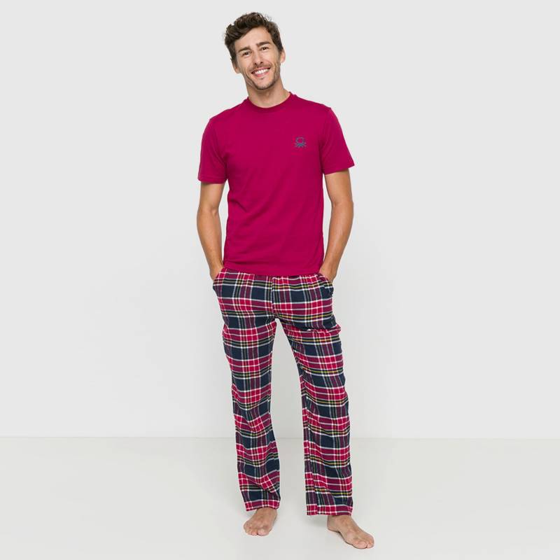 BENETTON - Pijama para Hombre Corta de Algodón Benetton
