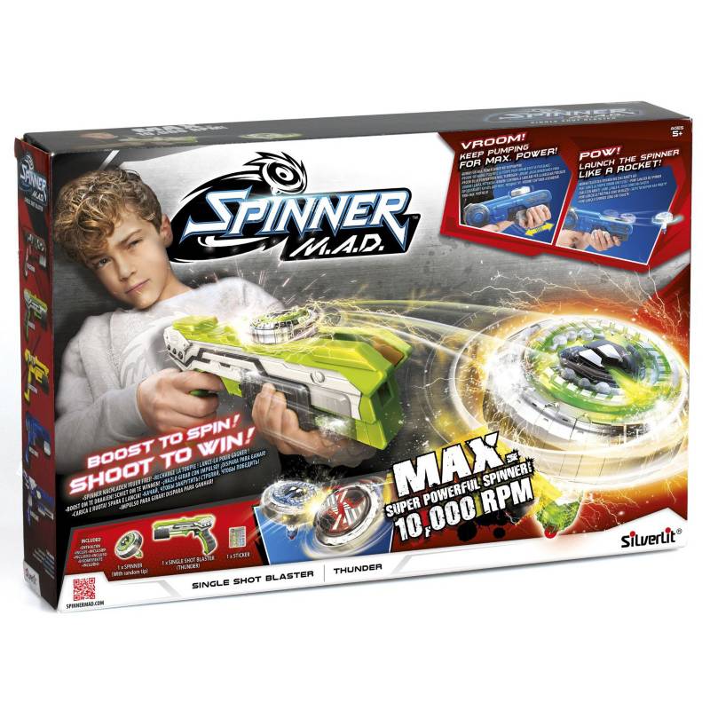 Spinner Mad - Lanzador Single Blast Shot Surt Thunder