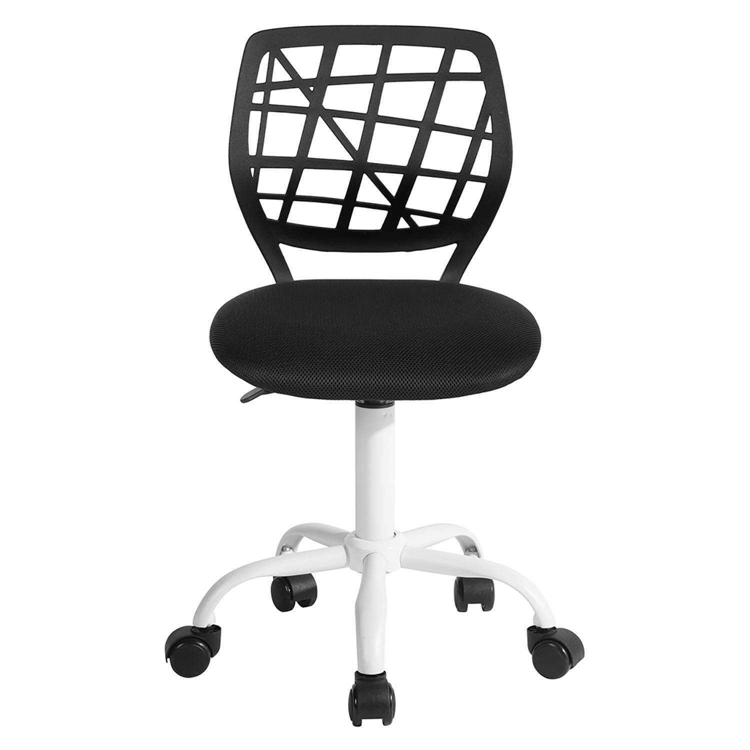  Silla de oficina ergonómica para estudio de ordenador, sillas  de escritorio de casa, ajustable, giratorias, de lino y lino (color: negro)  : Hogar y Cocina
