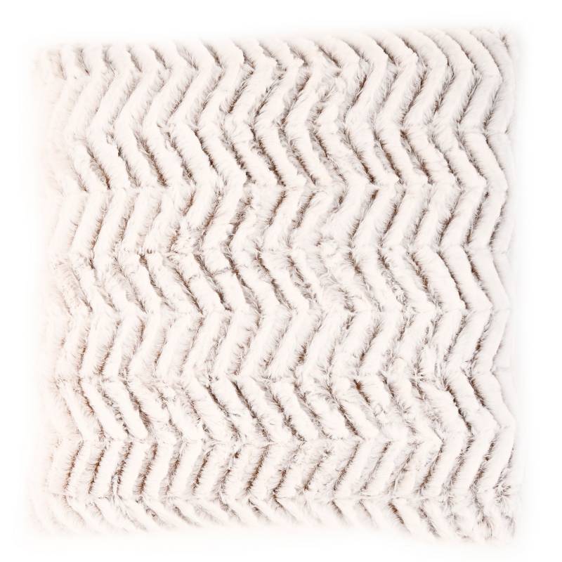 BASEMENT HOME - Cojín Fur Zigzag 45 x 45 cm