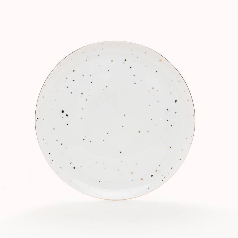 Roberta Allen - Plato base Porcelana Splasg Gold 27 cm
