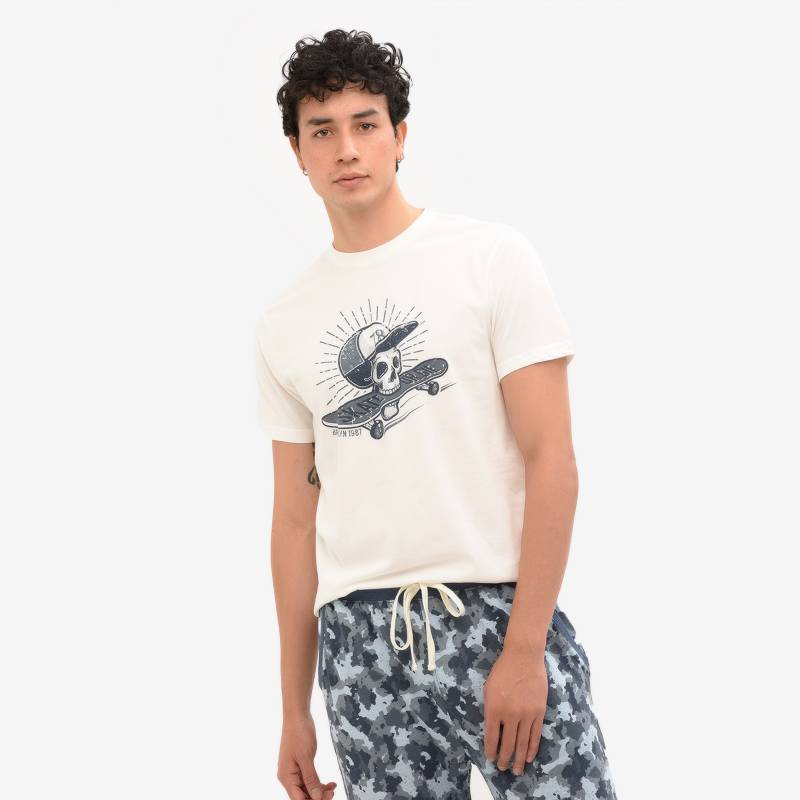 Bearcliff - Camiseta de Pijama Hombre Algodón Bearcliff