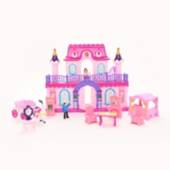 Casa de Muñecas Castillo Princesa, incluye (juguete príncipe, juguete princesa, carruaje de juguete, castillo de juguete, muebles habitación princesa), a partir de 3 años