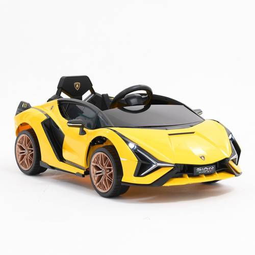 Auto a batería Lamborghini Sian 12V Amarillo | Knasta Colombia