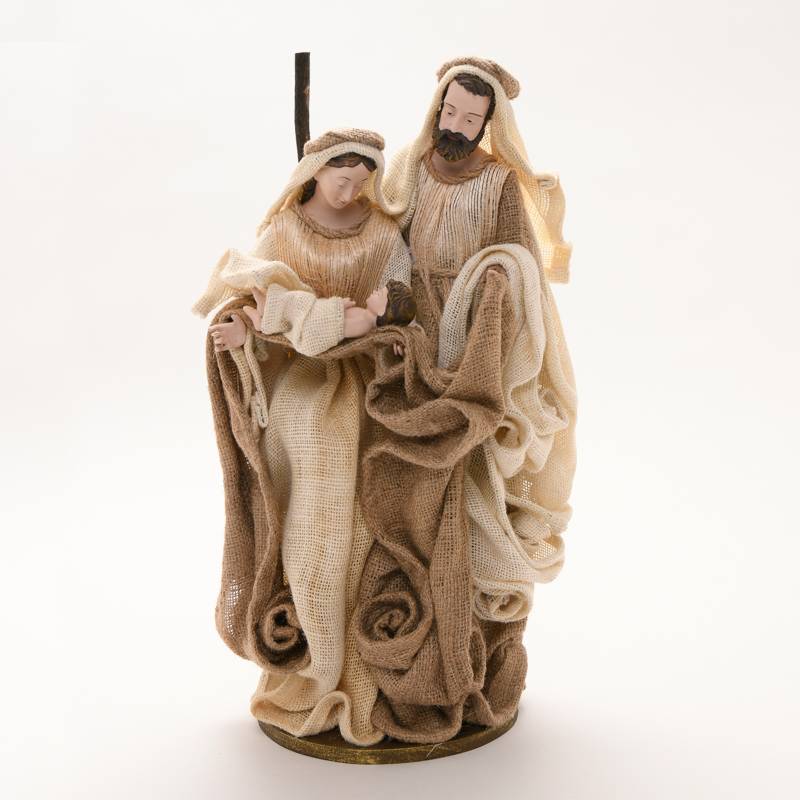 MICA - Pesebre de Navidad de Resina 46 Cm Nacimiento de Jesús 1 Pieza. Decoración Navideña para Sala Mica