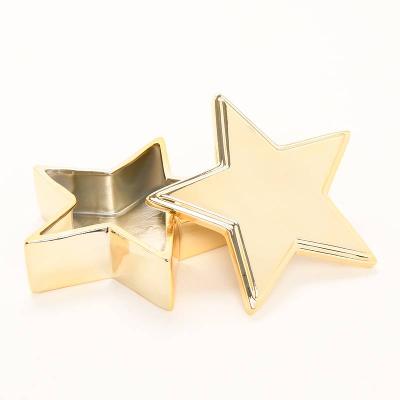 MICA - Estrella Decorativa Madera 13 x 5 cm