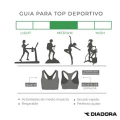 Diadora - Top deportivo soporte medio Diadora Mujer