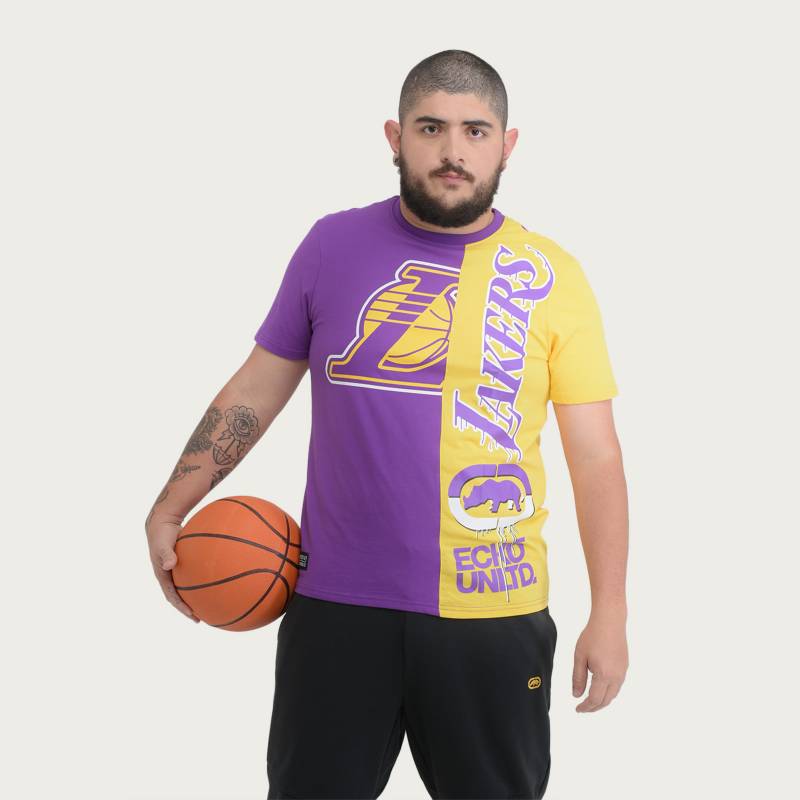 Ecko - Camiseta Hombre Manga Corta NBA LA Lakers
