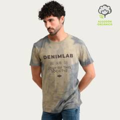 Denimlab - Camiseta Hombre Manga Corta Denimlab