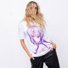 Sybilla - Camiseta Mujer Manga corta Algodón orgánico Naruto