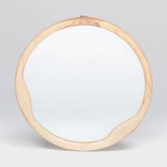 Basement Home - Espejo de Pared Redondo 50 x 50 cm