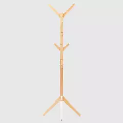 MICA - Perchero de Pie de Bambú para ropa 175 x 60 cm