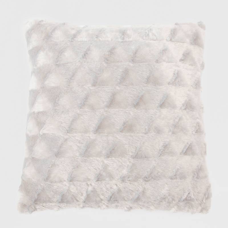 BASEMENT HOME - Cojín Fur Triángulo 45 x 45 cm