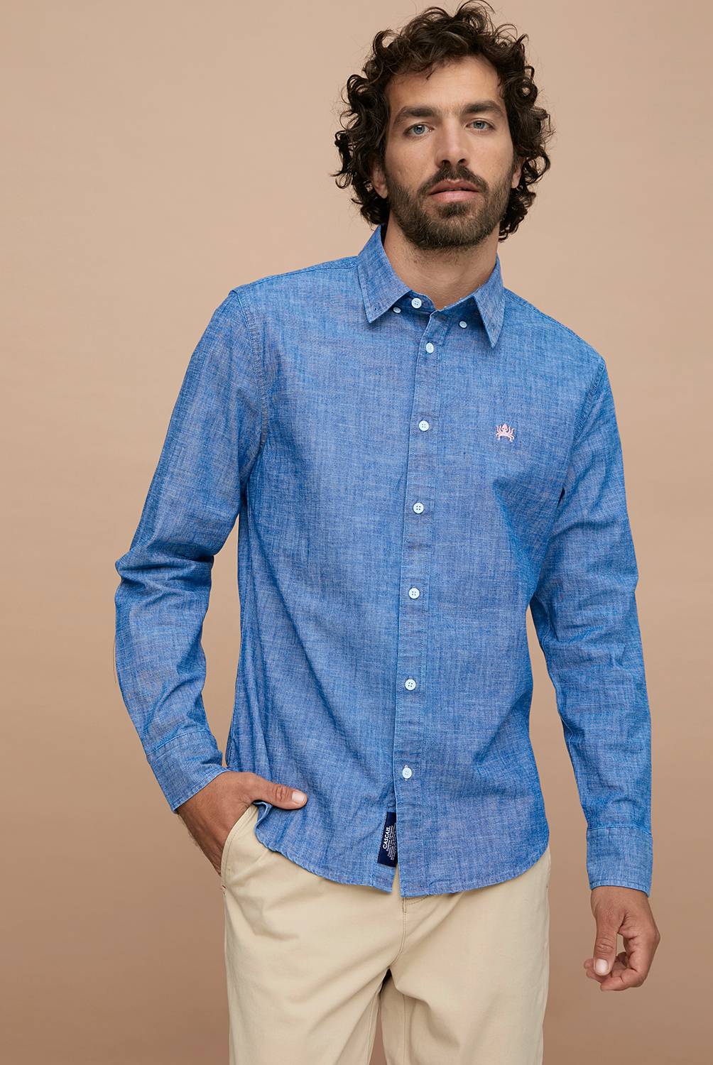 CASCAIS - Camisa de jean para Hombre Slim Cascais.